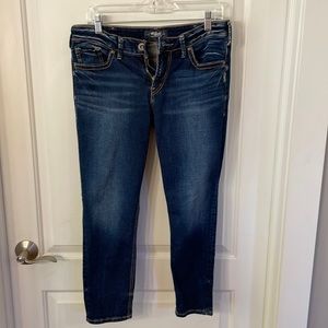 Women’s Silver Jeans. Suki cropped Size W30/L25 EUC